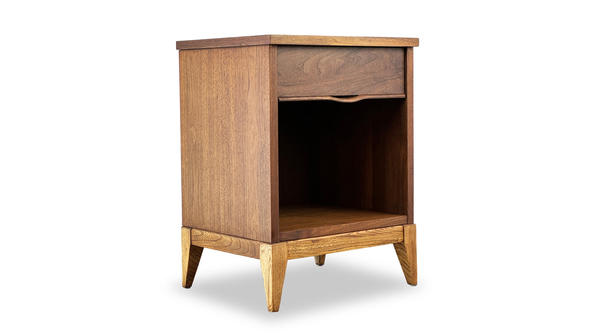 Walnut Nightstand by Kaufman Furniture