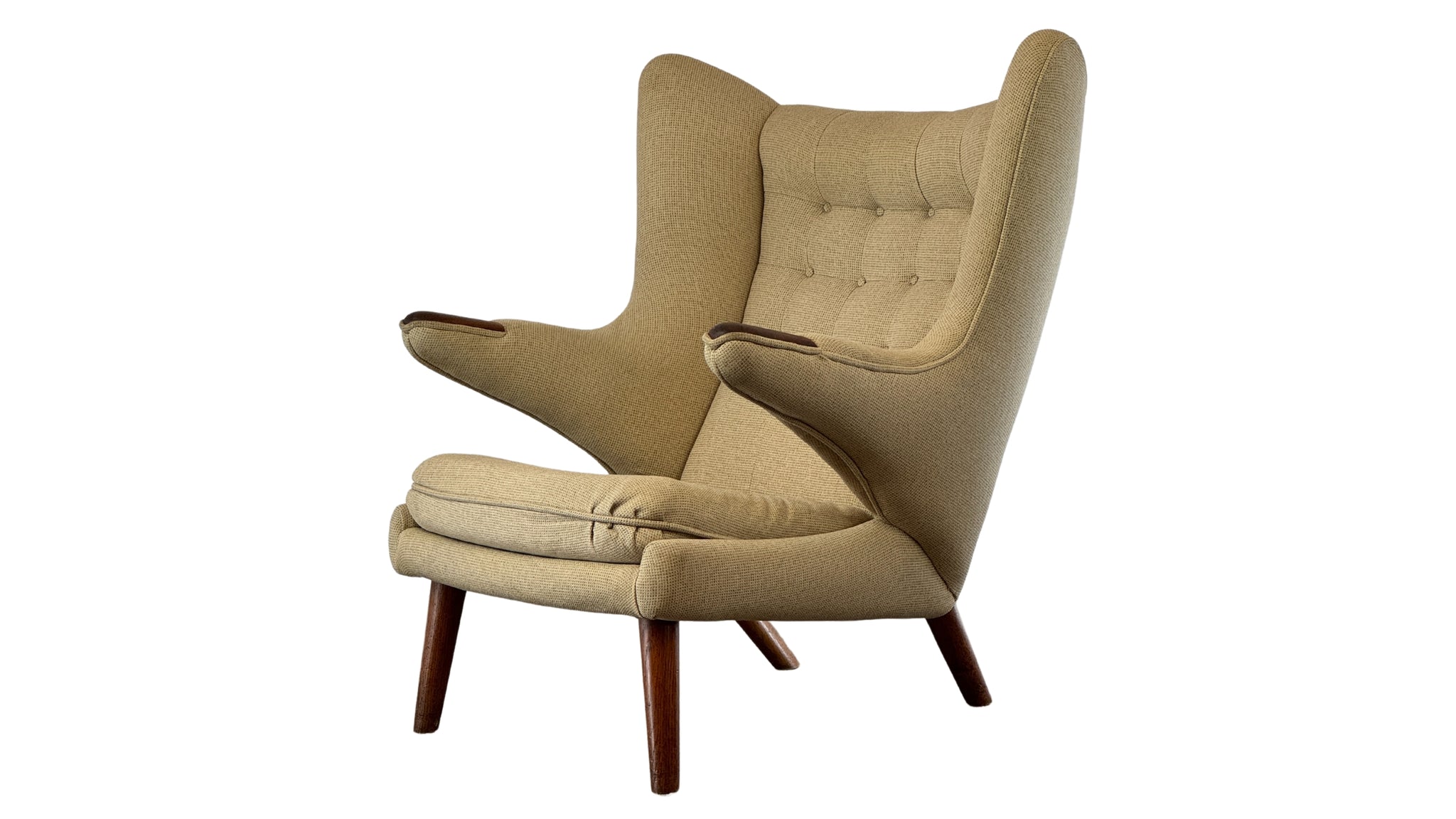 Teddy bear chair hans wegner hot sale