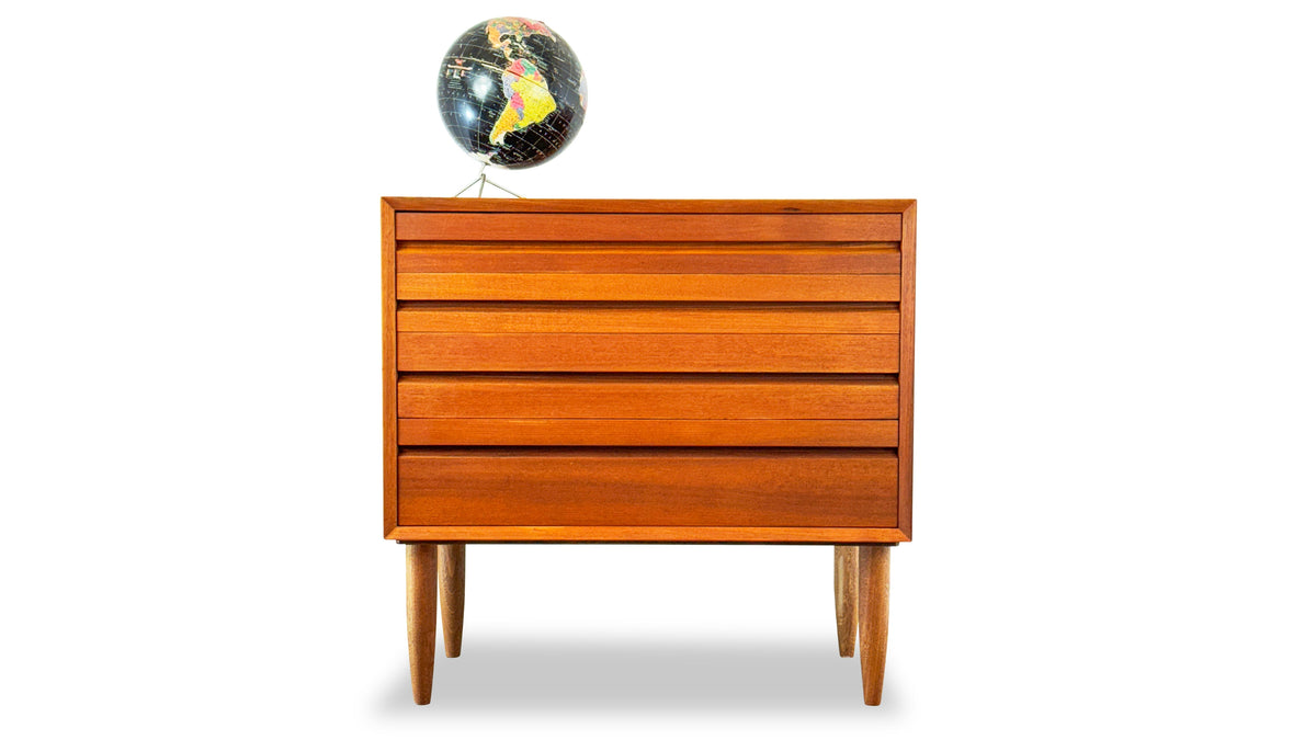 Teak Four Drawer Dresser by Cado