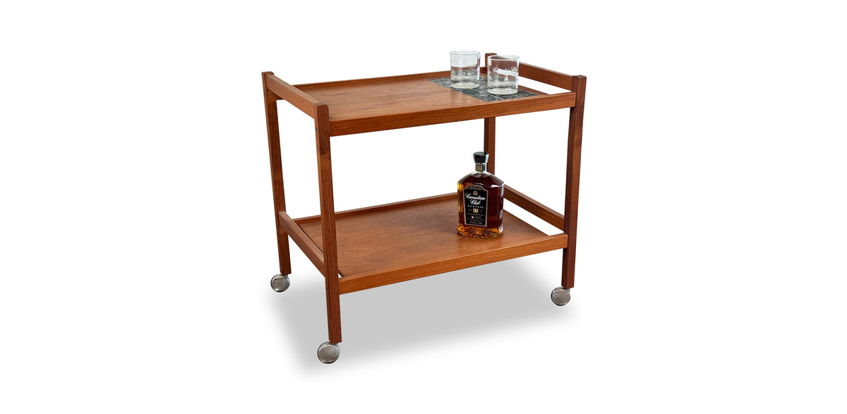 Teak Bar Cart