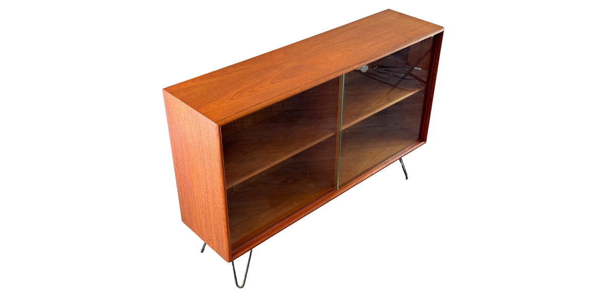 Teak Bookcase/Display Cabinet