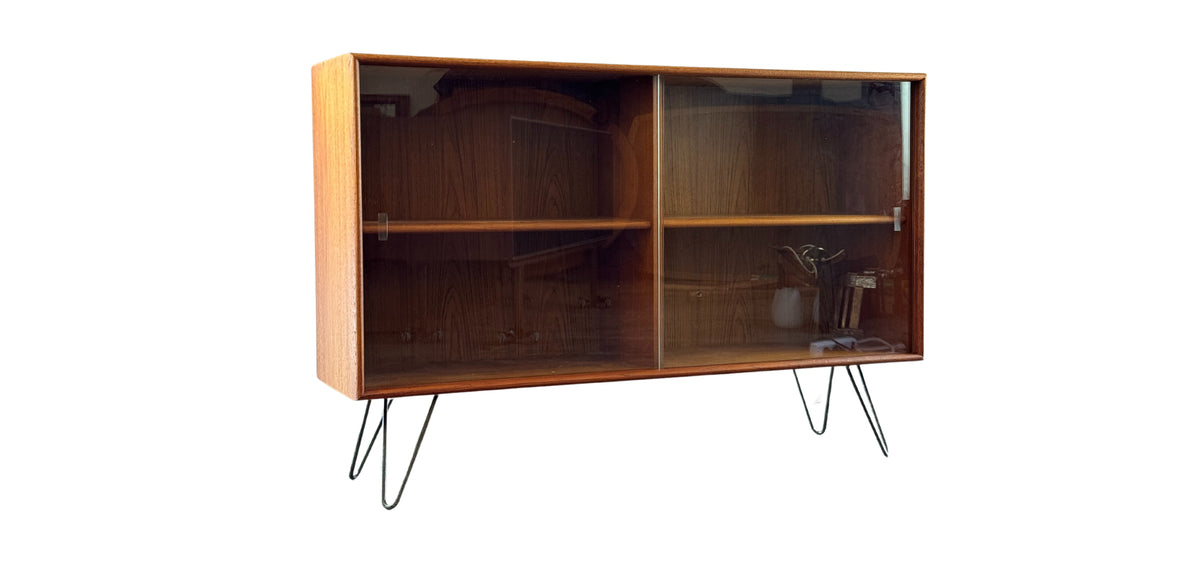 Teak Bookcase/Display Cabinet