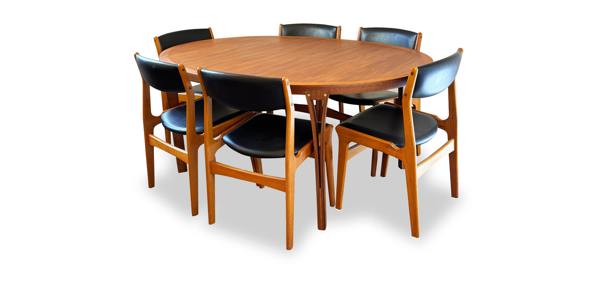 Teak Dining Table by Sven Ellekaer for Heltborg Mobler