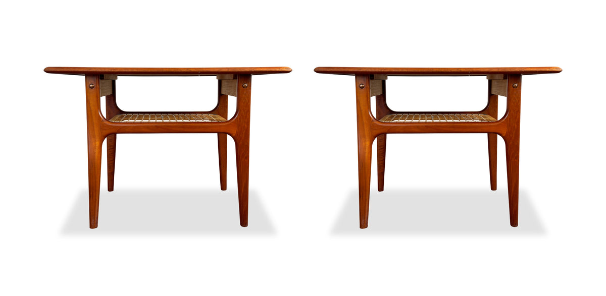 Teak Side Tables by Trioh Møbler
