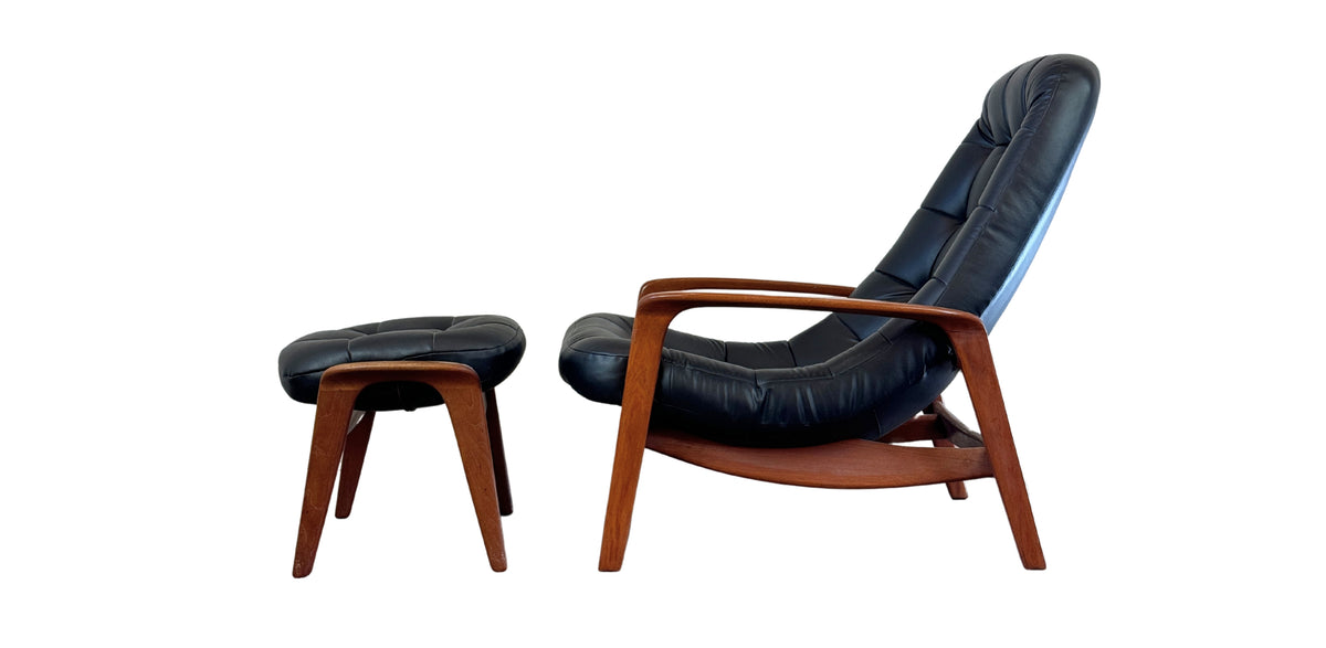 R. Huber Teak Scoop Chair