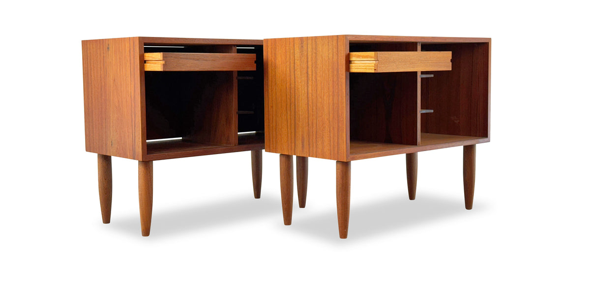 Pair of Teak Cabinets