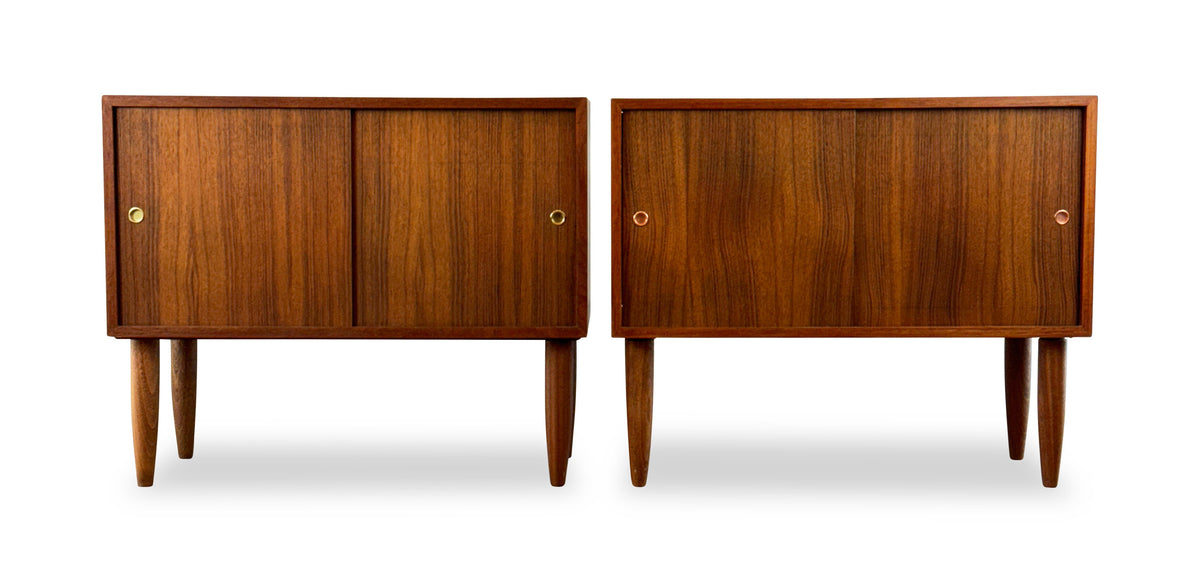 Pair of Teak Cabinets