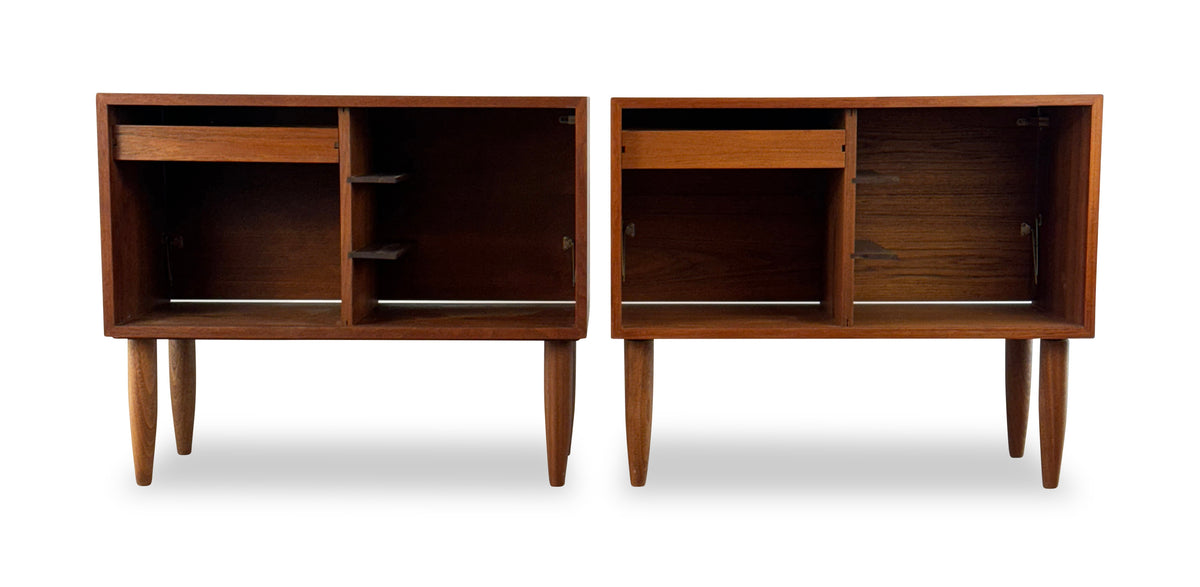 Pair of Teak Cabinets