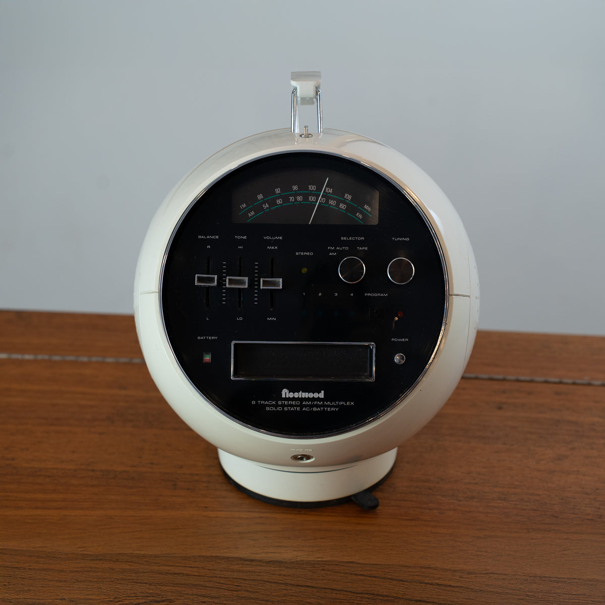 1970's Space Age Fleetwood 8-Track Player and Radio