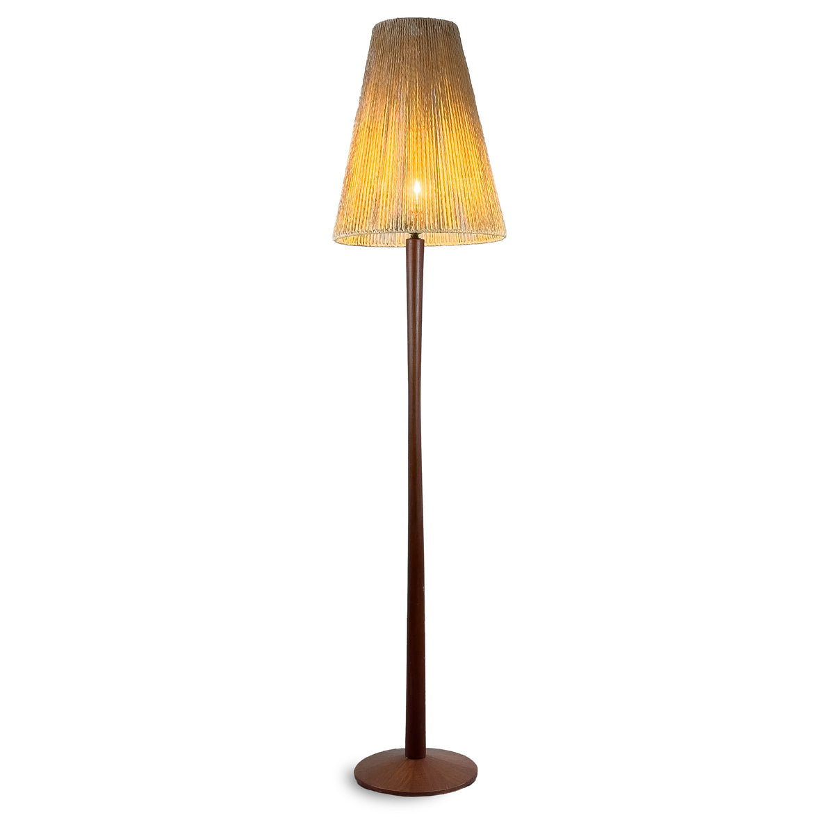 Teak Floor Lamp