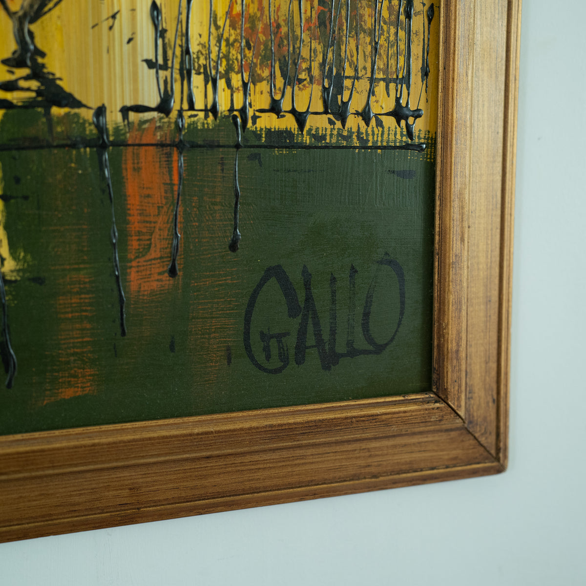 Oil Painting Signed Gallo