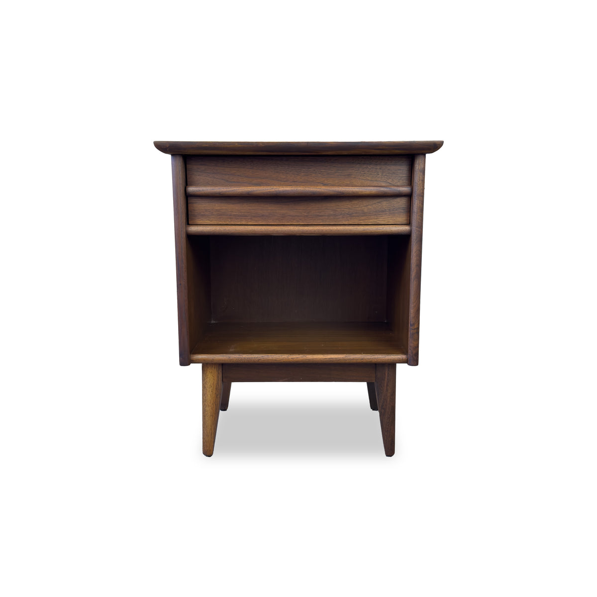 Walnut Nightstand by Gibbard