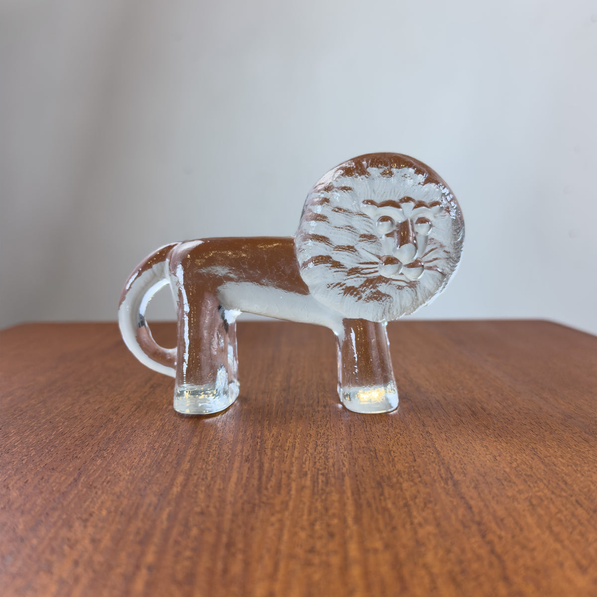 Kosta Boda Lion Glass Figure