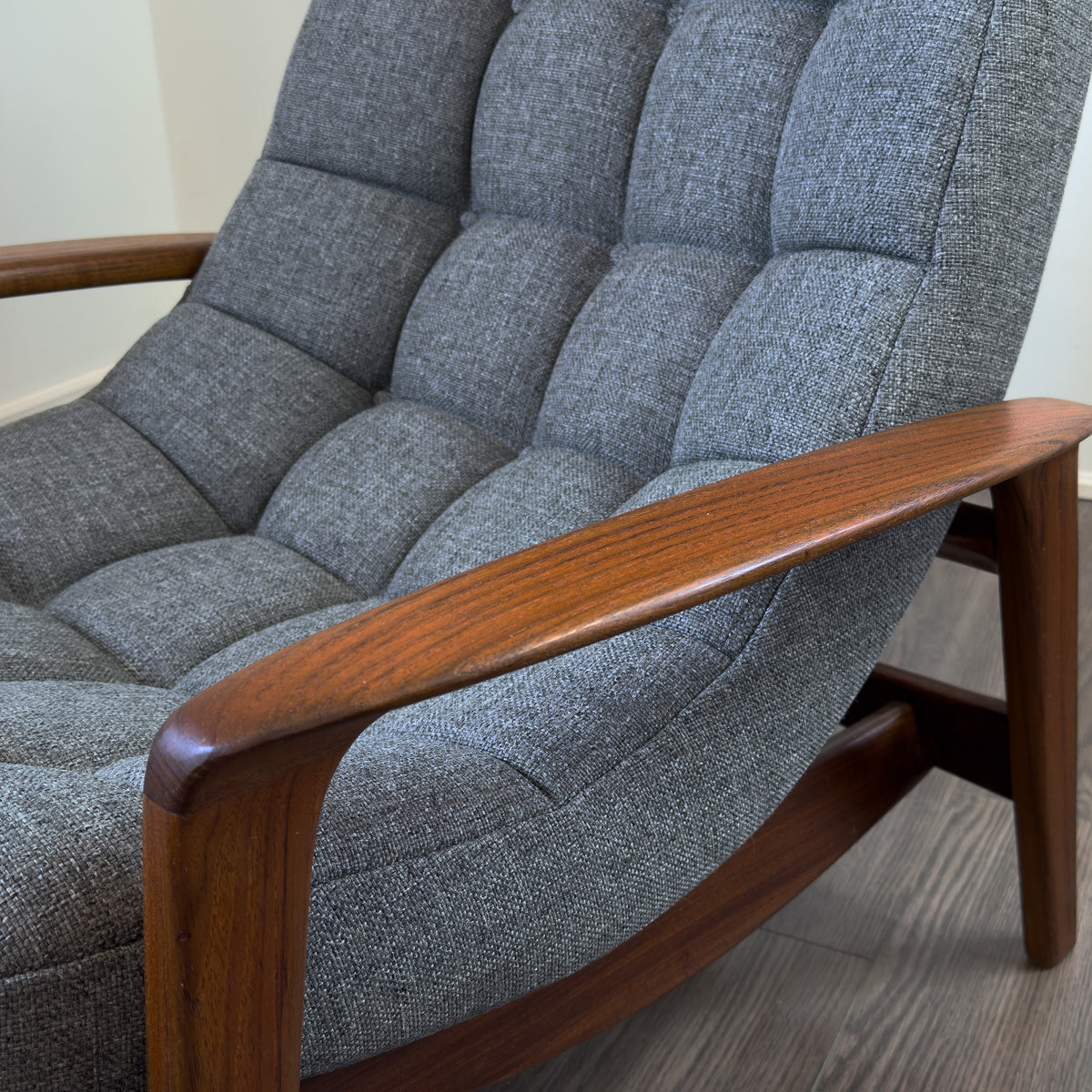R. Huber Scoop Chair and Ottoman
