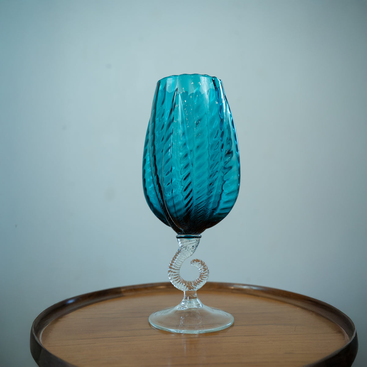 Empoli Turquoise Hook Vase