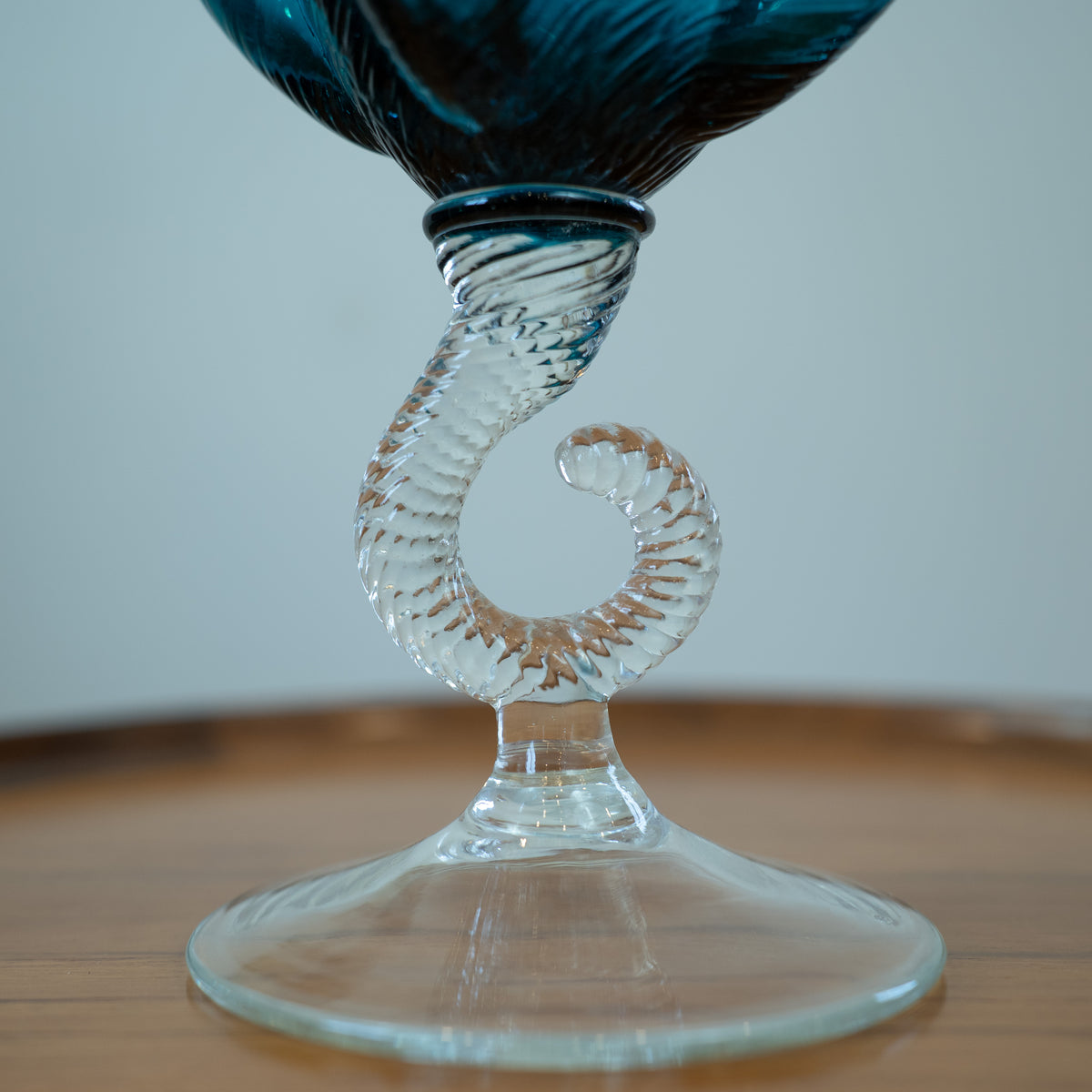 Empoli Turquoise Hook Vase