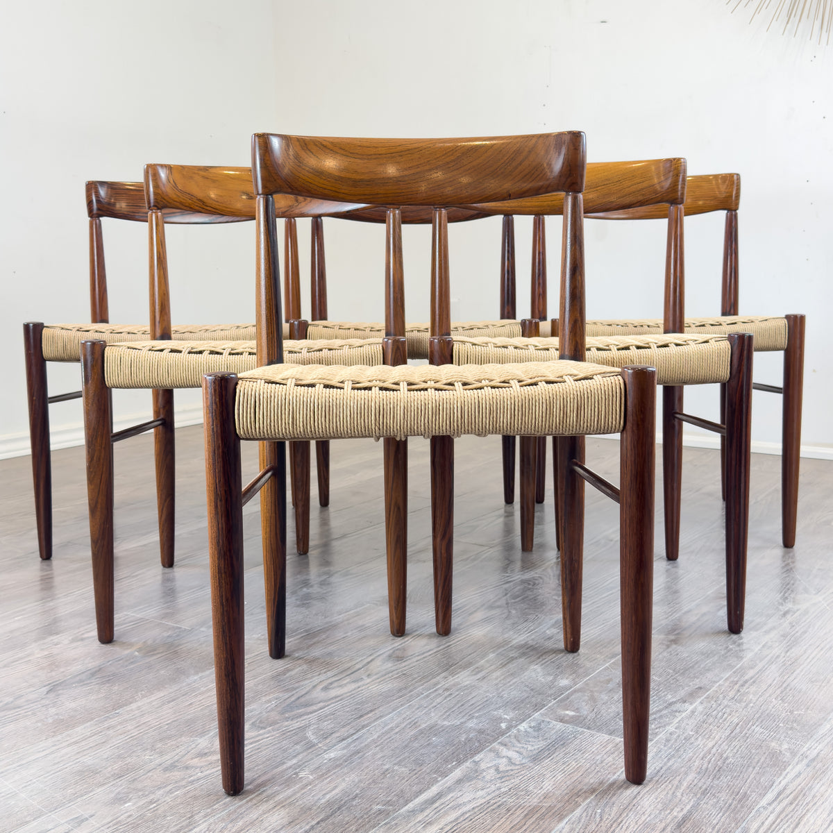 H.W. Klein Rosewood Dining Chairs