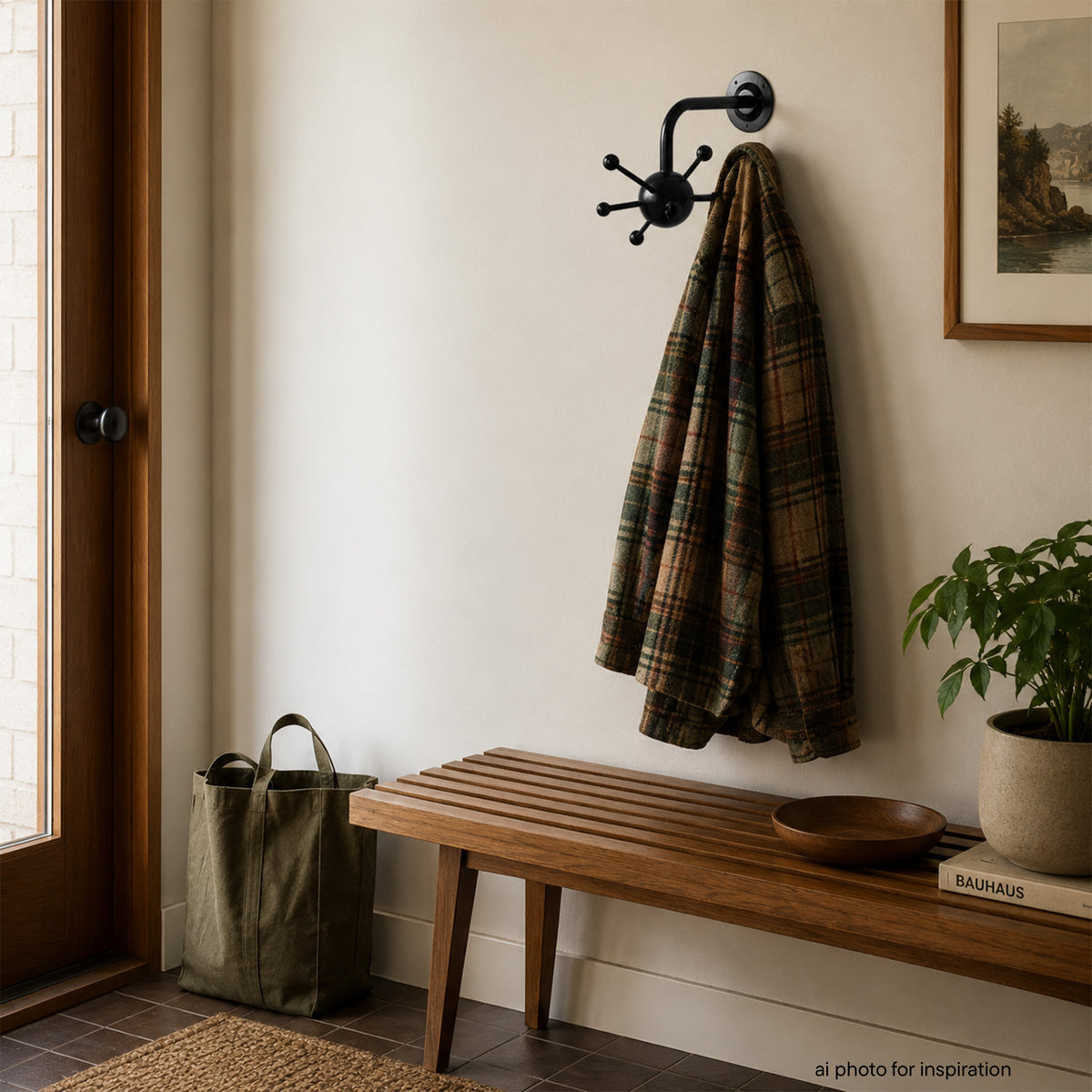Black Sputnik Mina Osvaldo Wall Rack