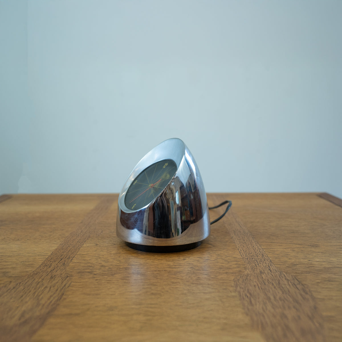 Jefferson 500 Space Age Chrome Clock
