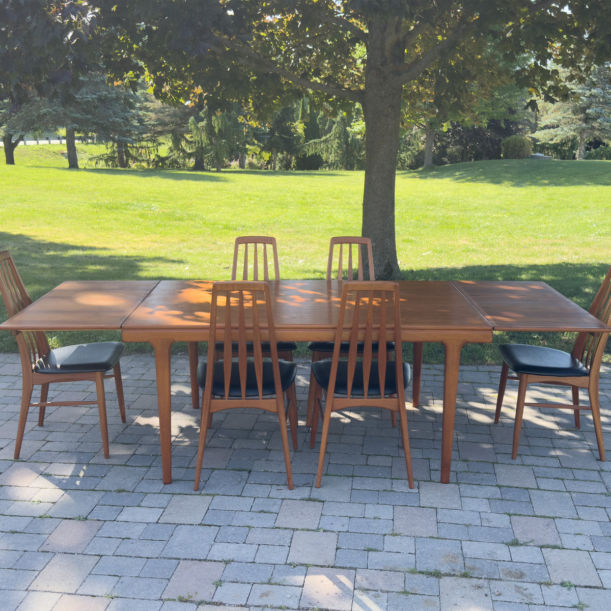 Teak Extendable Dining Table by Johannes Andersen