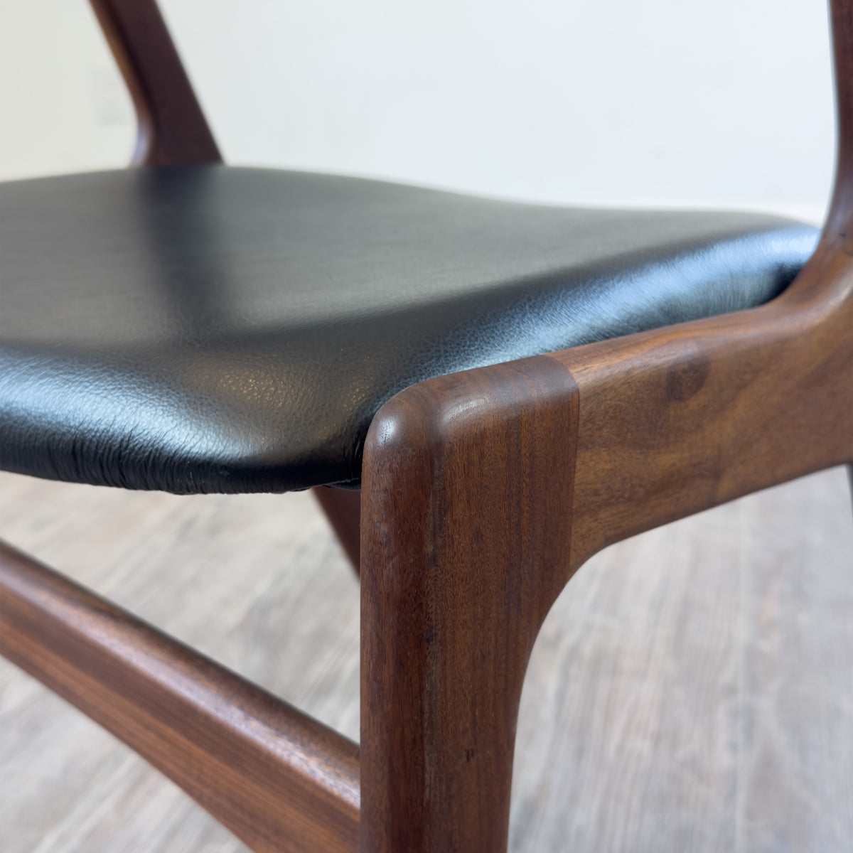 Leather Side Chair by Korup Stolefabrik