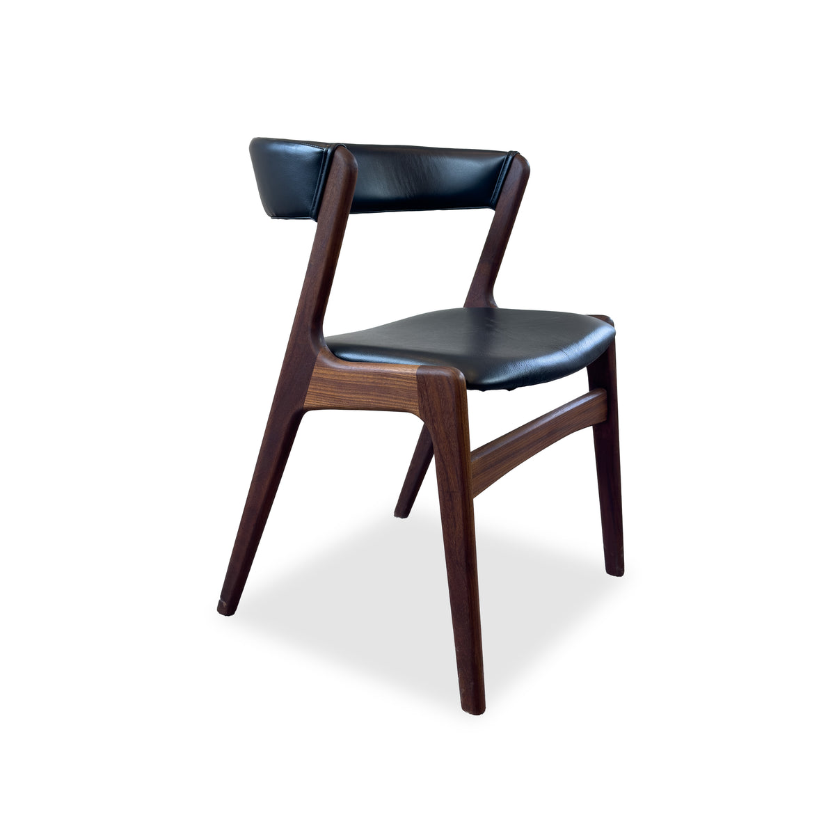 Leather Side Chair by Korup Stolefabrik