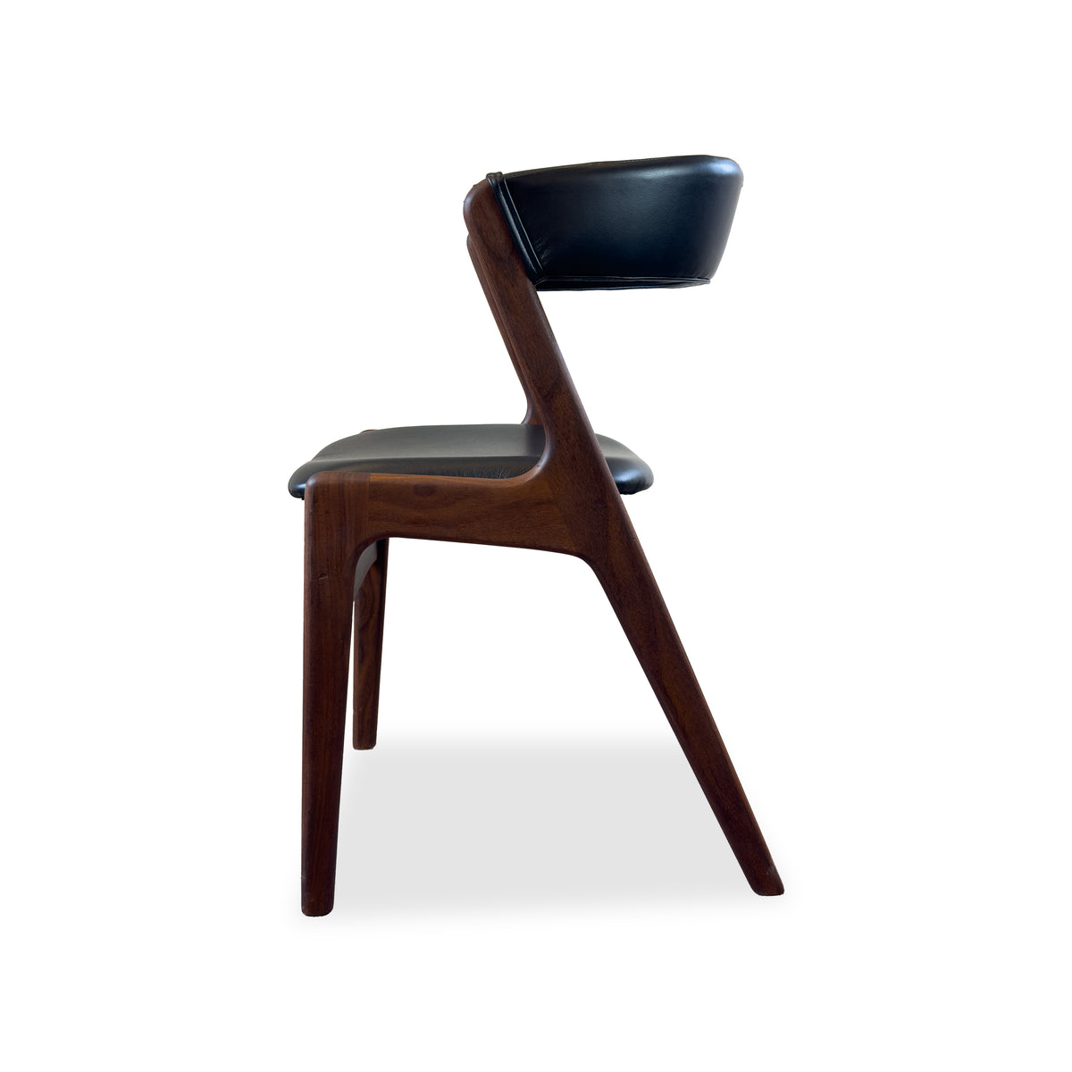 Leather Side Chair by Korup Stolefabrik