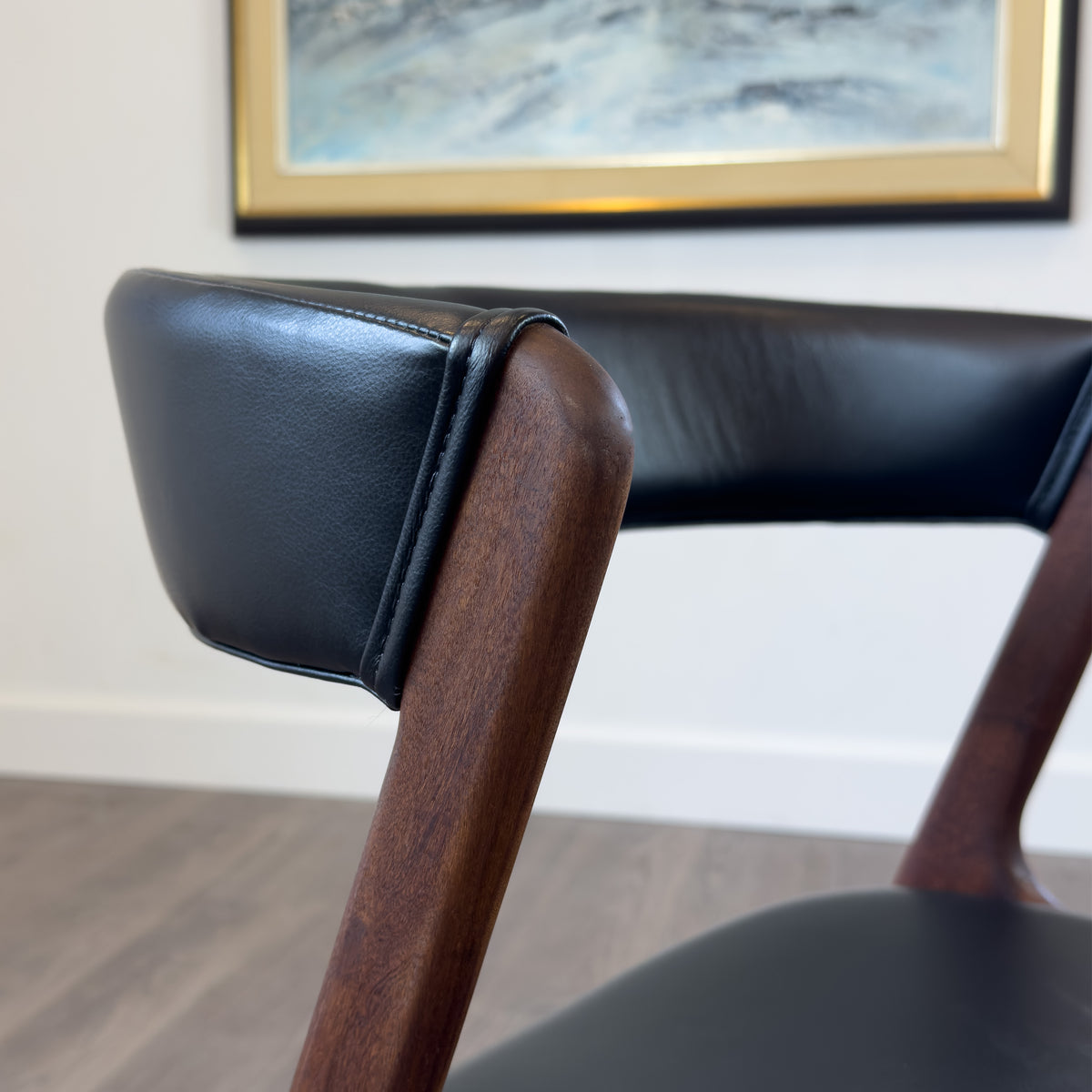 Leather Side Chair by Korup Stolefabrik