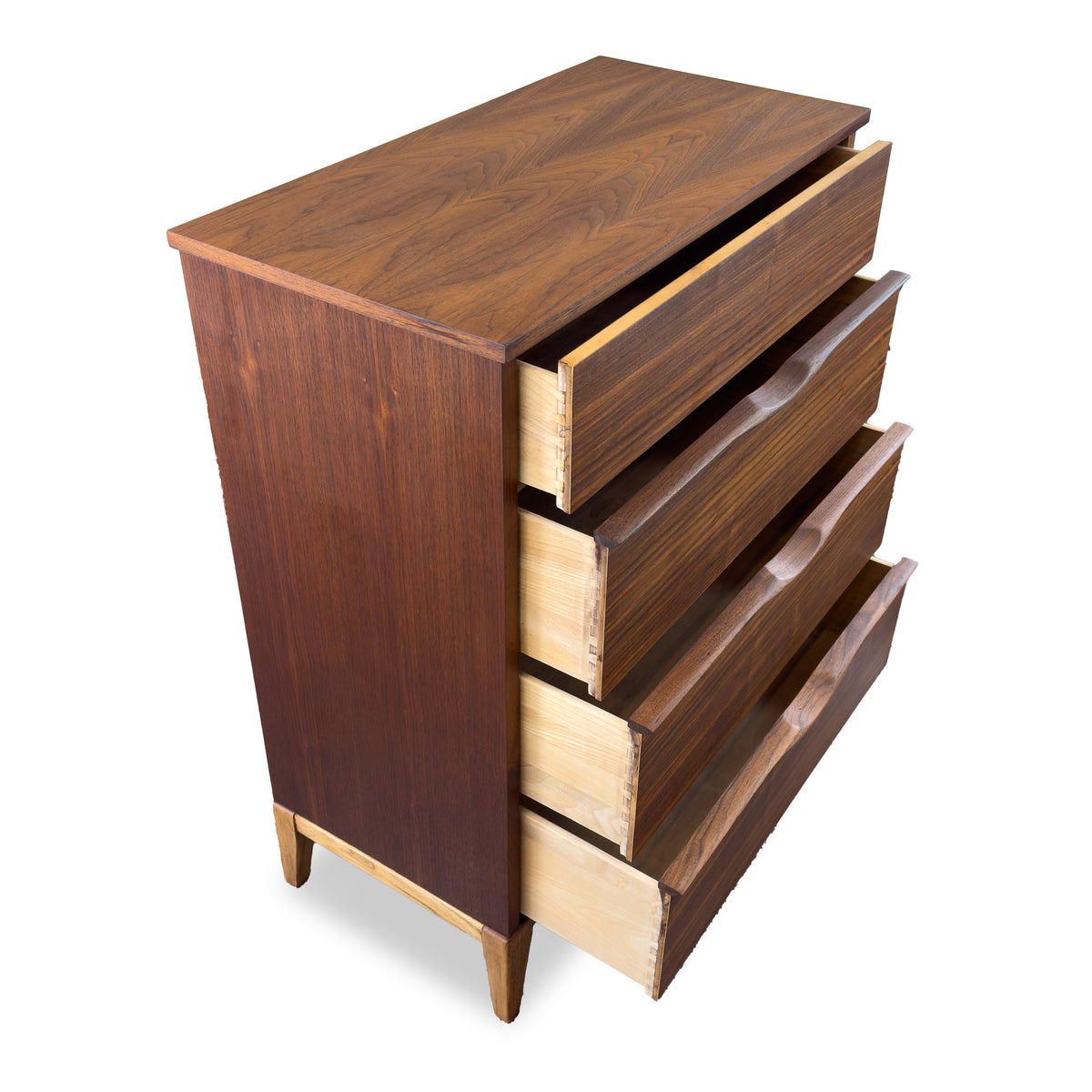 Walnut Highboy by York Woodcraft