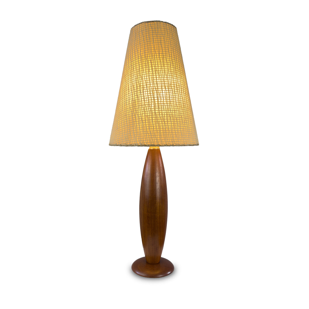 Teak Table Lamp