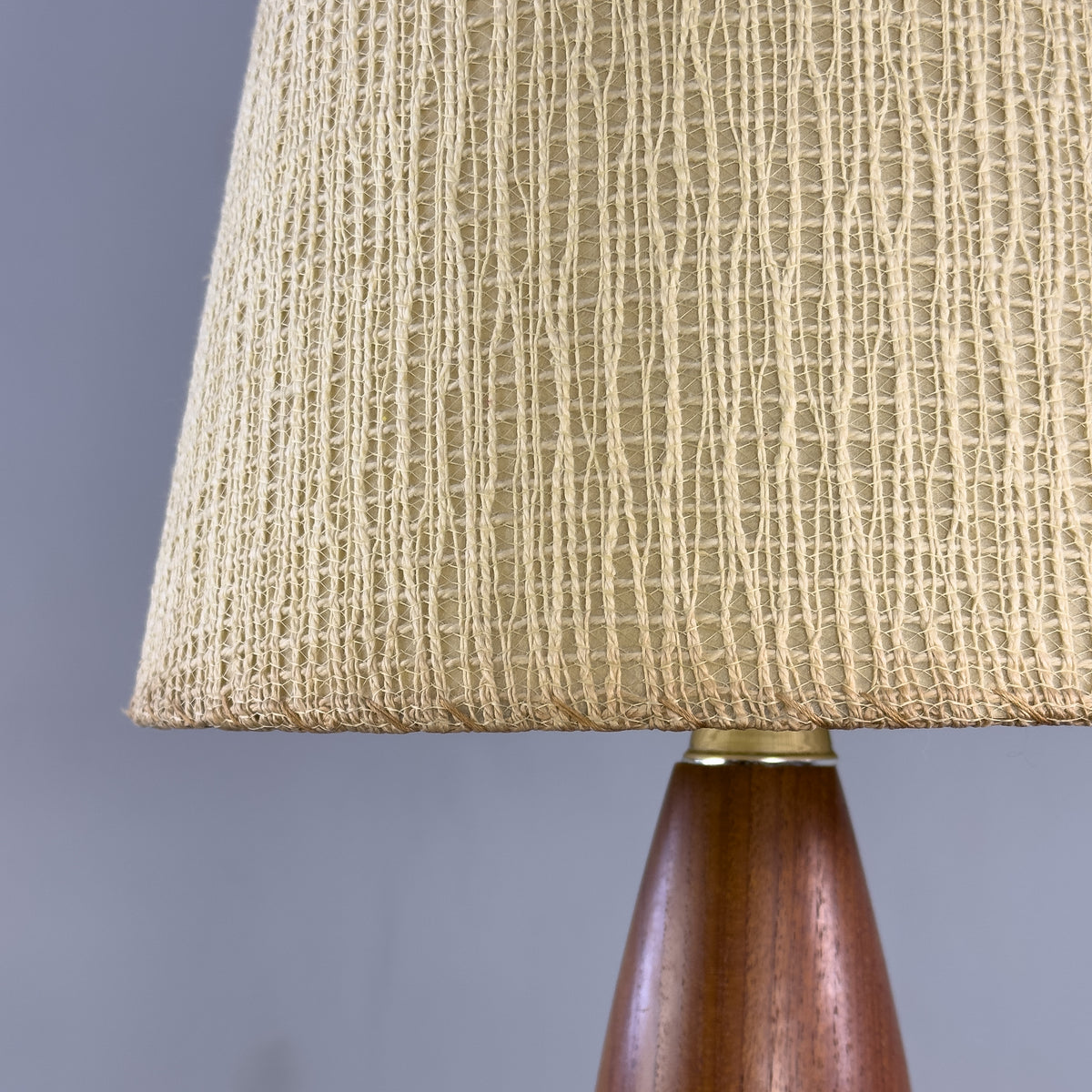 Teak Table Lamp