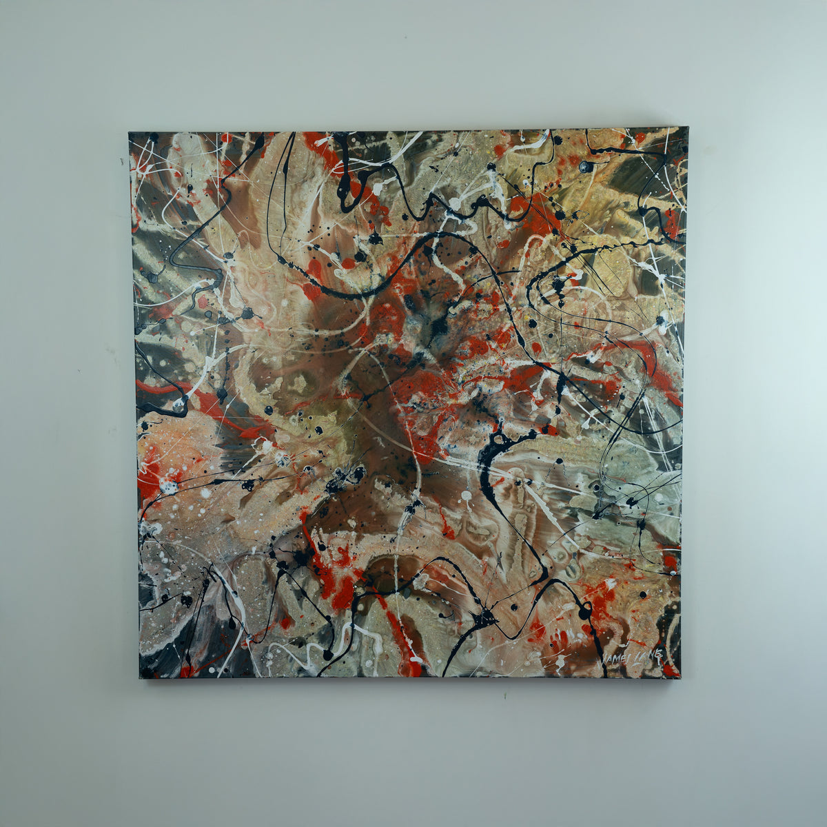Abstract Oil Painting by James Lang