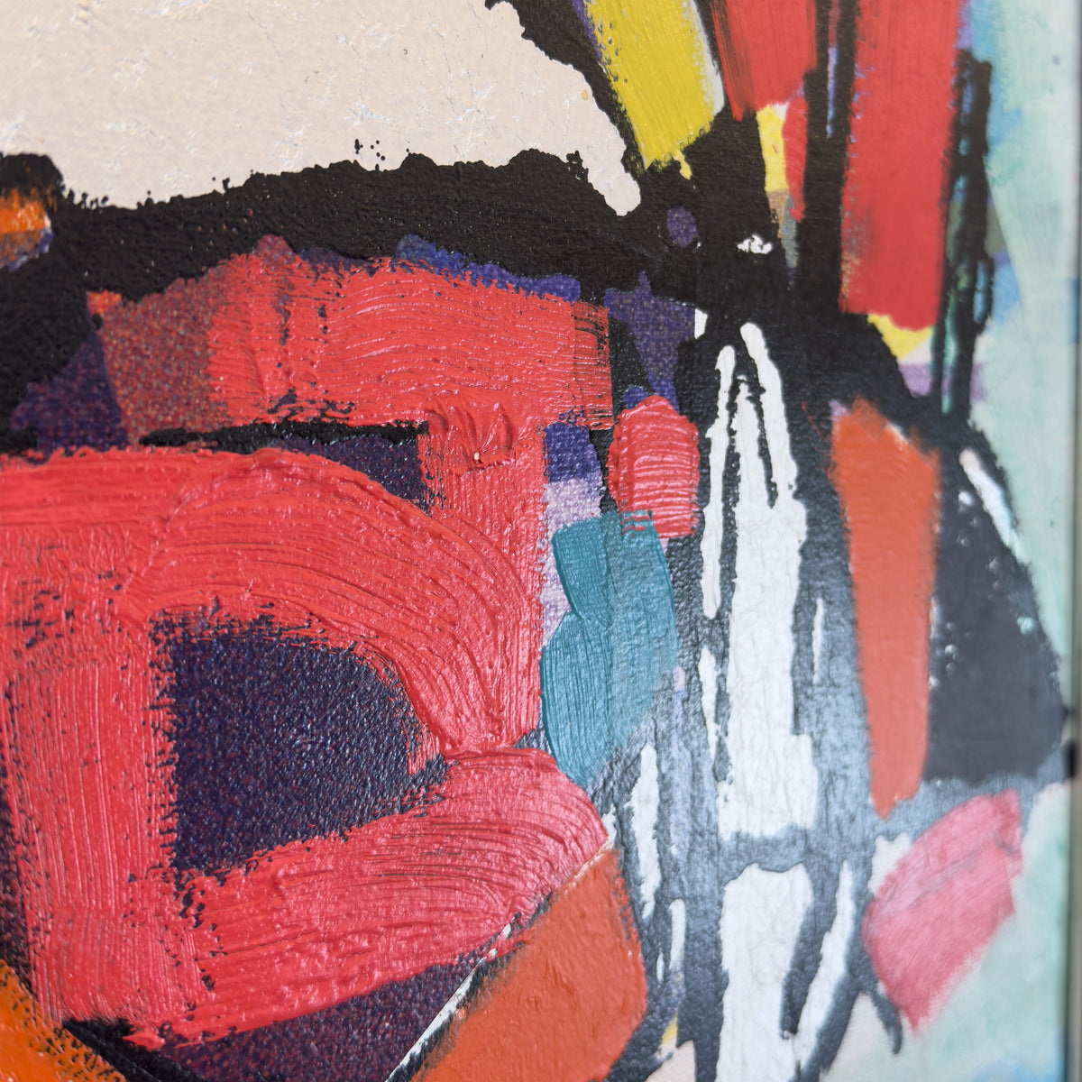 Abstract Oil Painting by H.L. Larsen