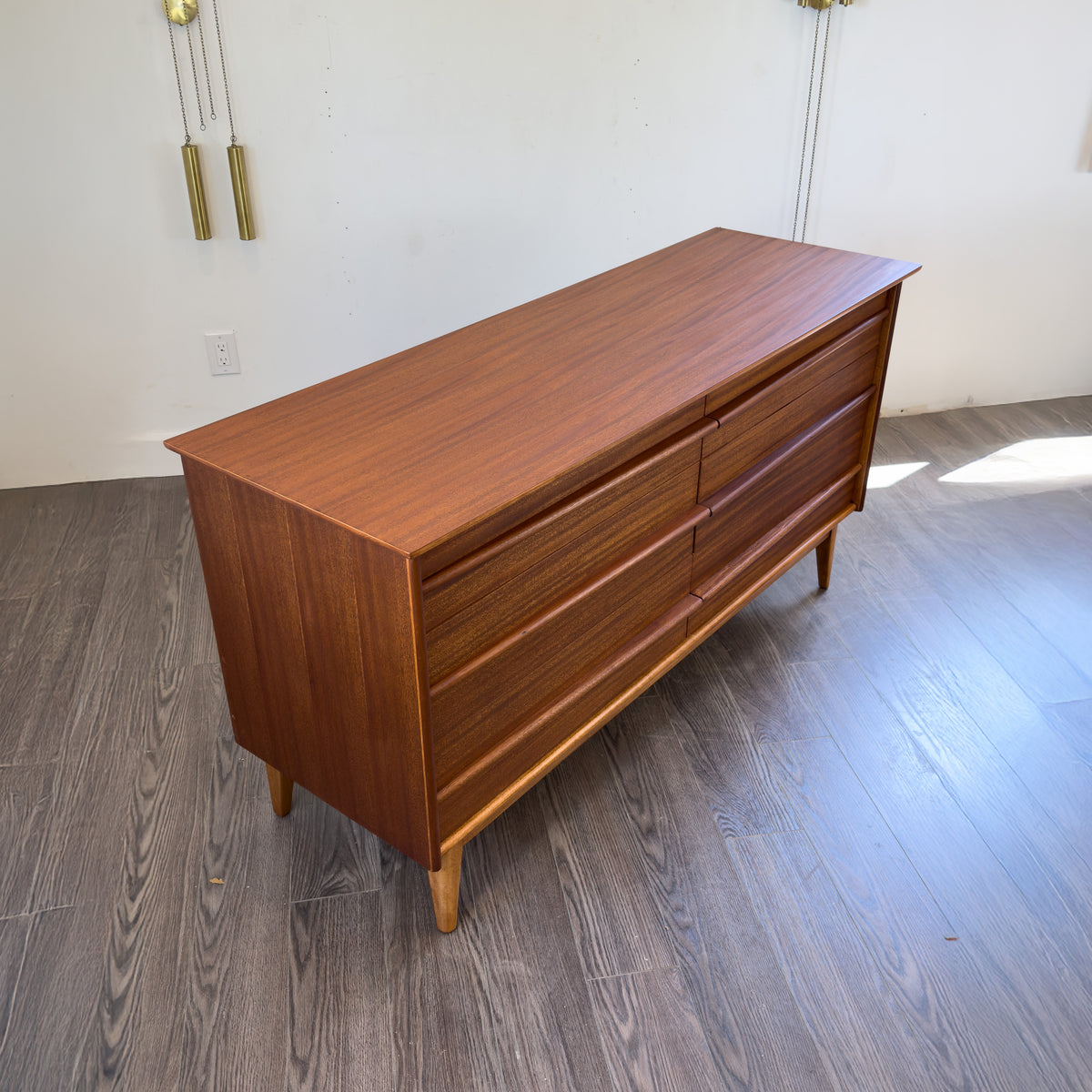 Mahogany Six Drawer