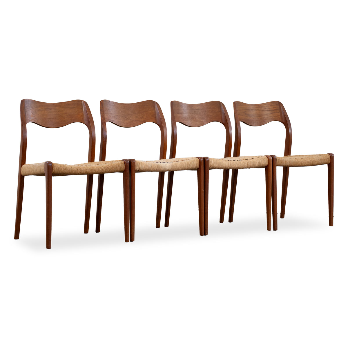 Moller Model 71 Teak Dining Chairs