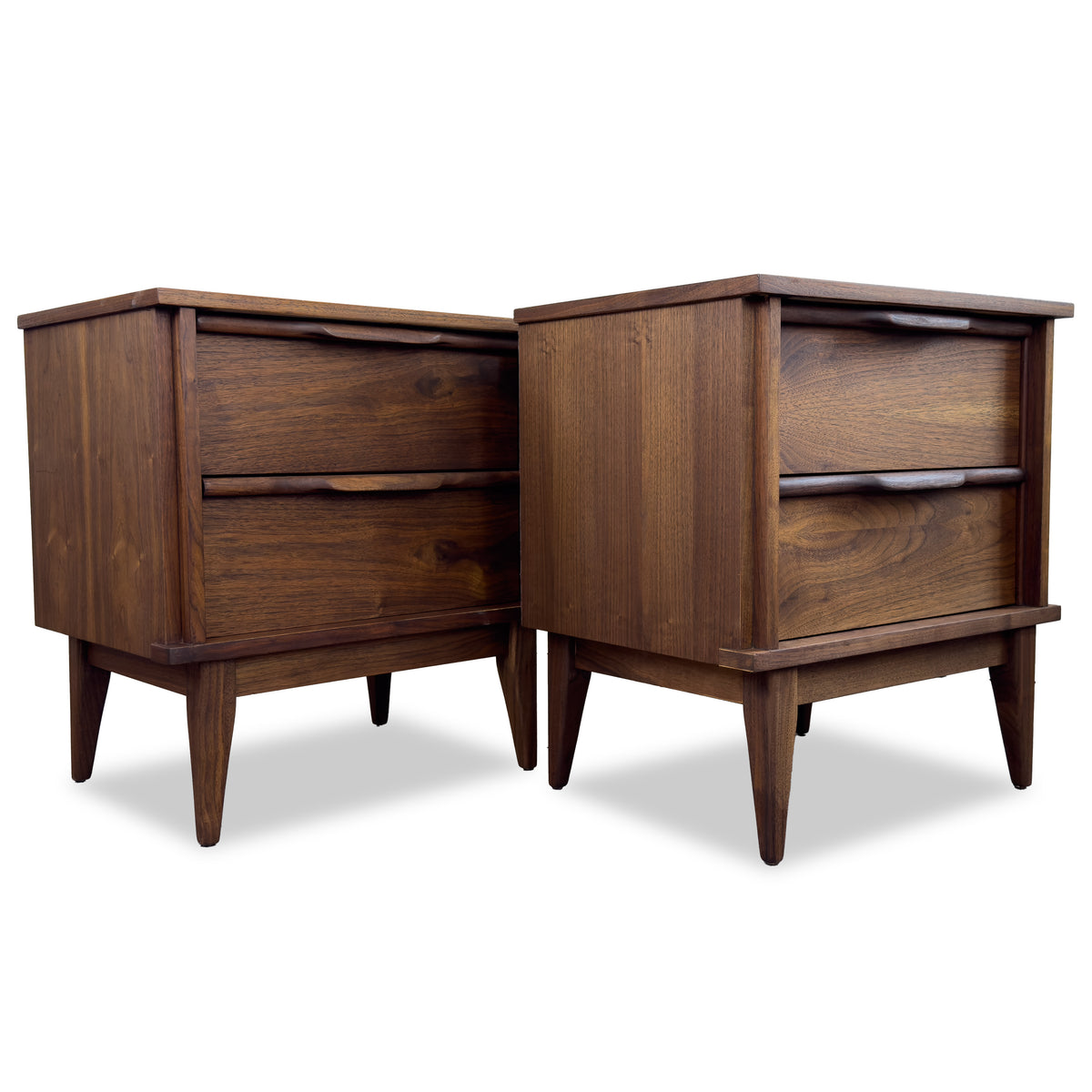 Walnut Nightstands by Princeville