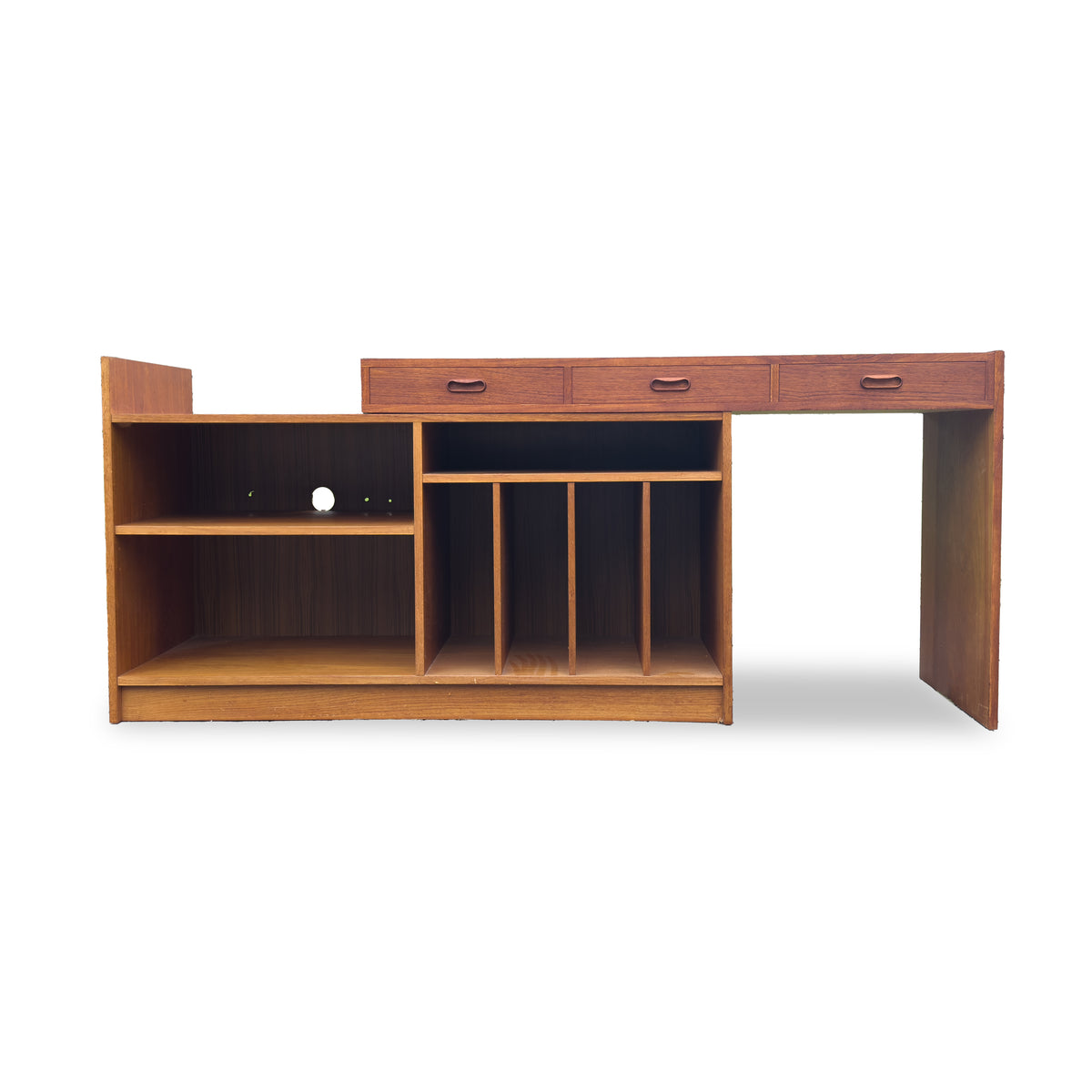 Teak Record Cabinet