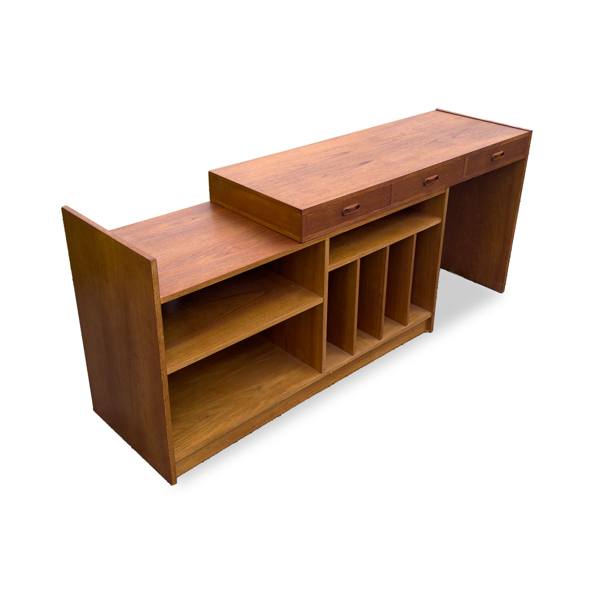 Teak Record Cabinet