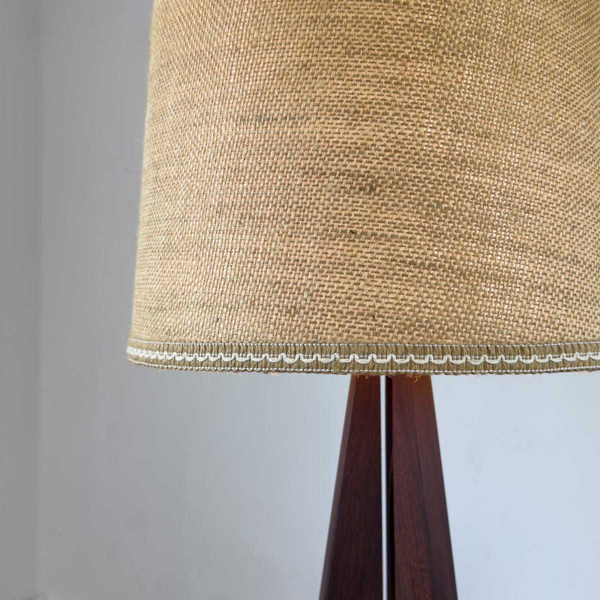 Tripod Teak Table Lamp