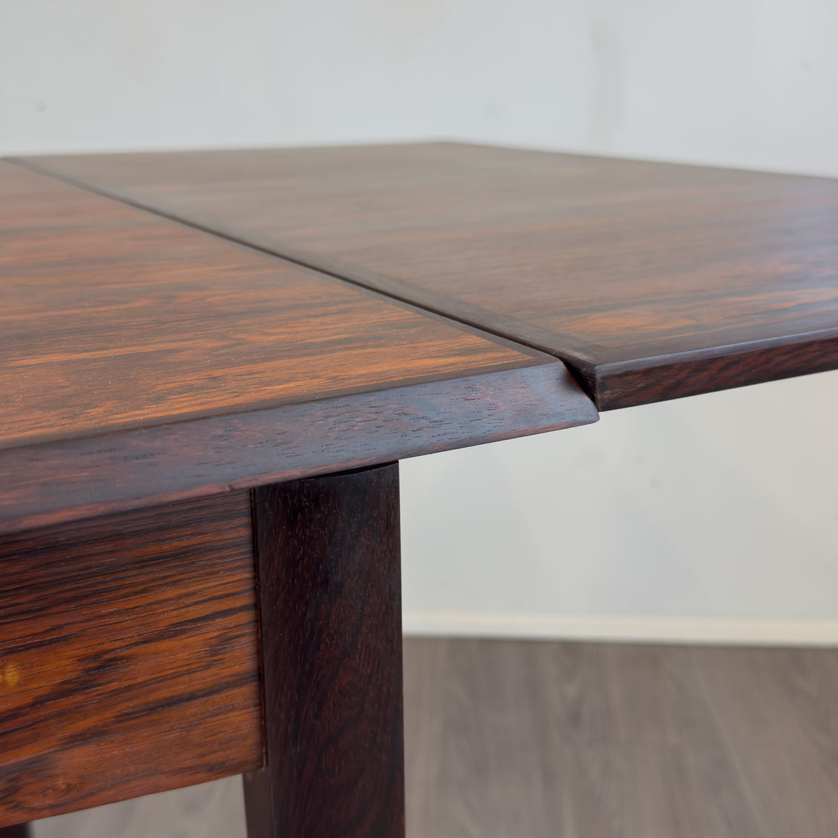 Rosewood Draw-Leaf Dining Table