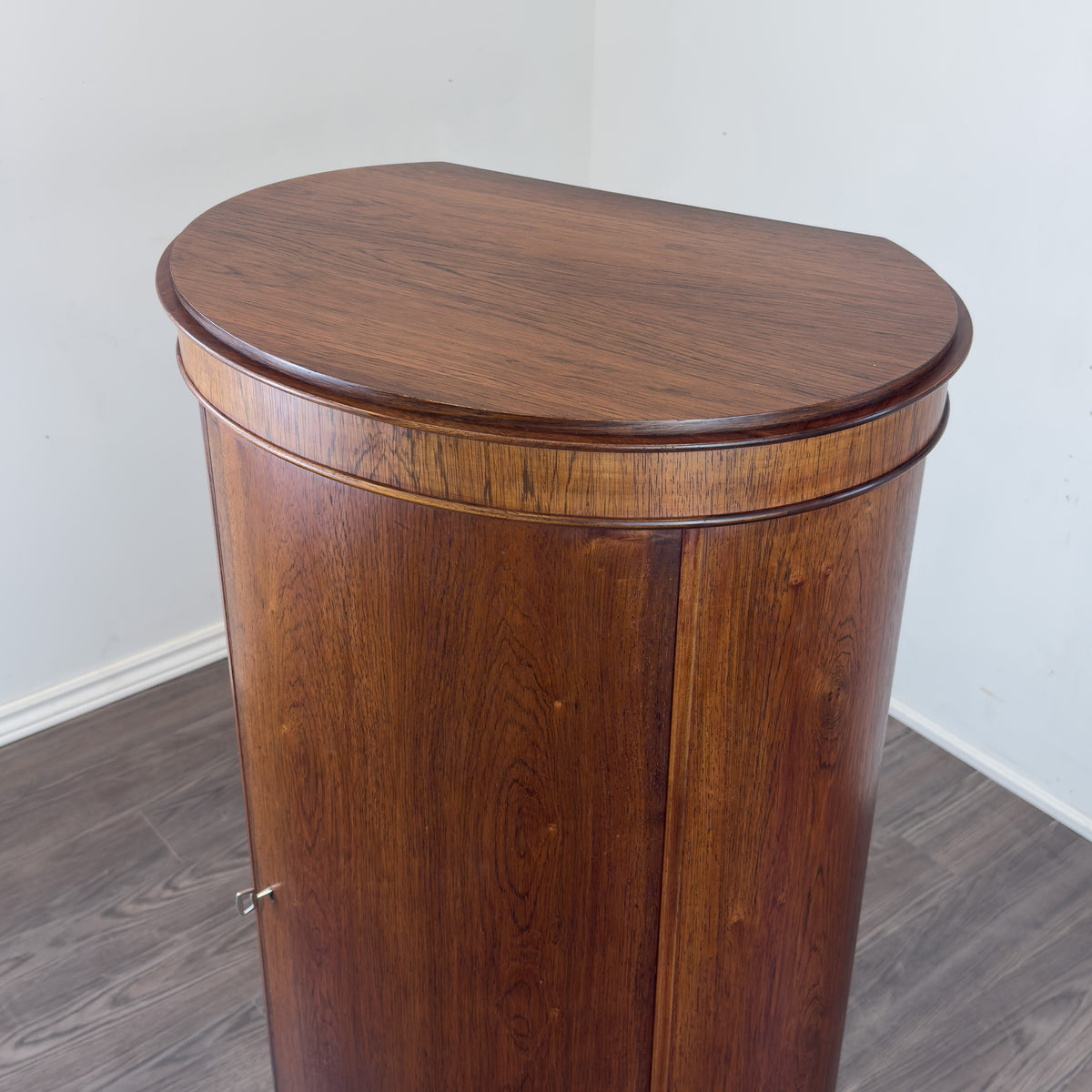 Danish Rosewood Pedestal Cabinet by Johannes Sorth