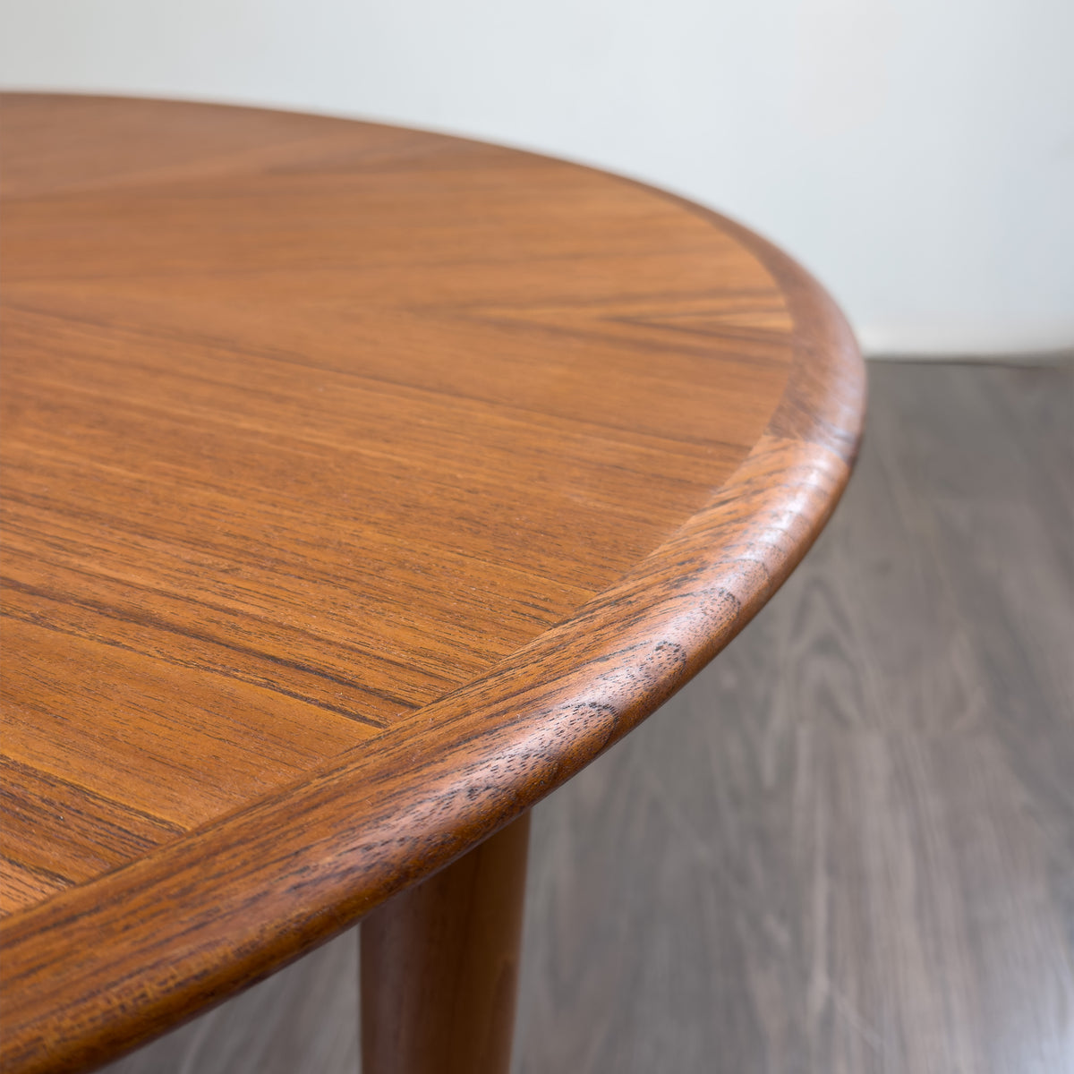Round Teak Sunburst Coffee Table