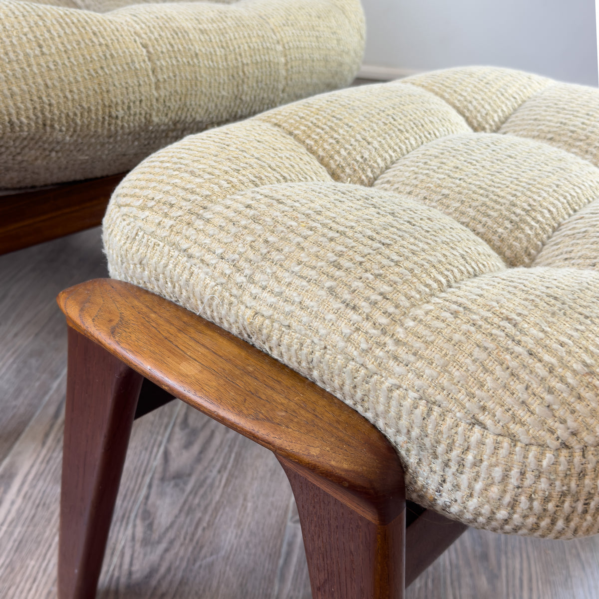 R. Huber Scoop Chair and Ottoman