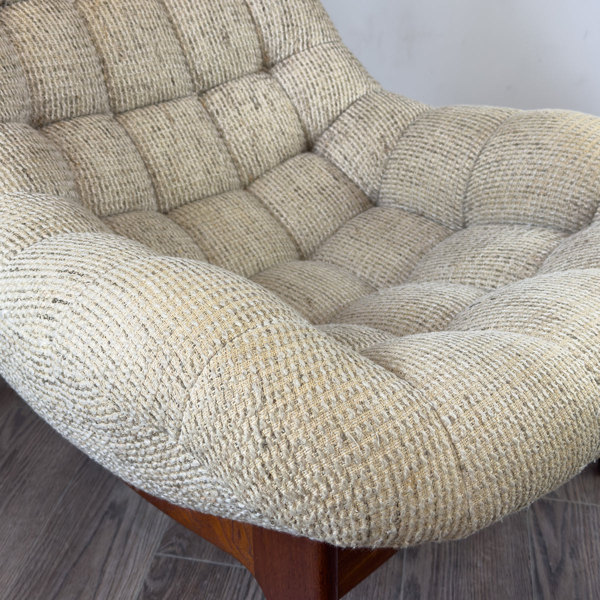 R. Huber Scoop Chair and Ottoman