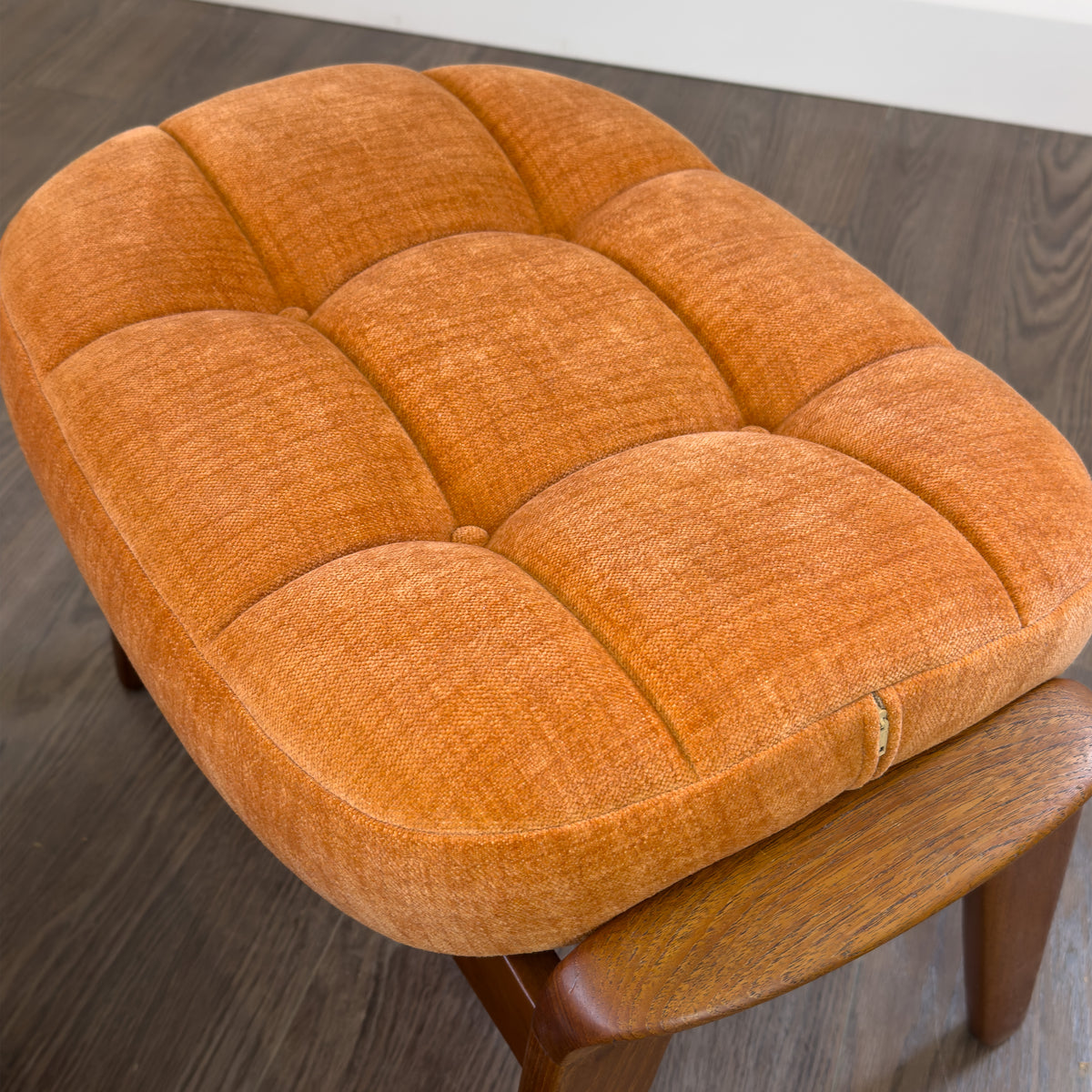 R. Huber Scoop Chair and Footstool