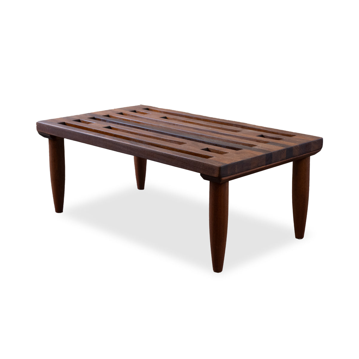 Teak Slatted Bench