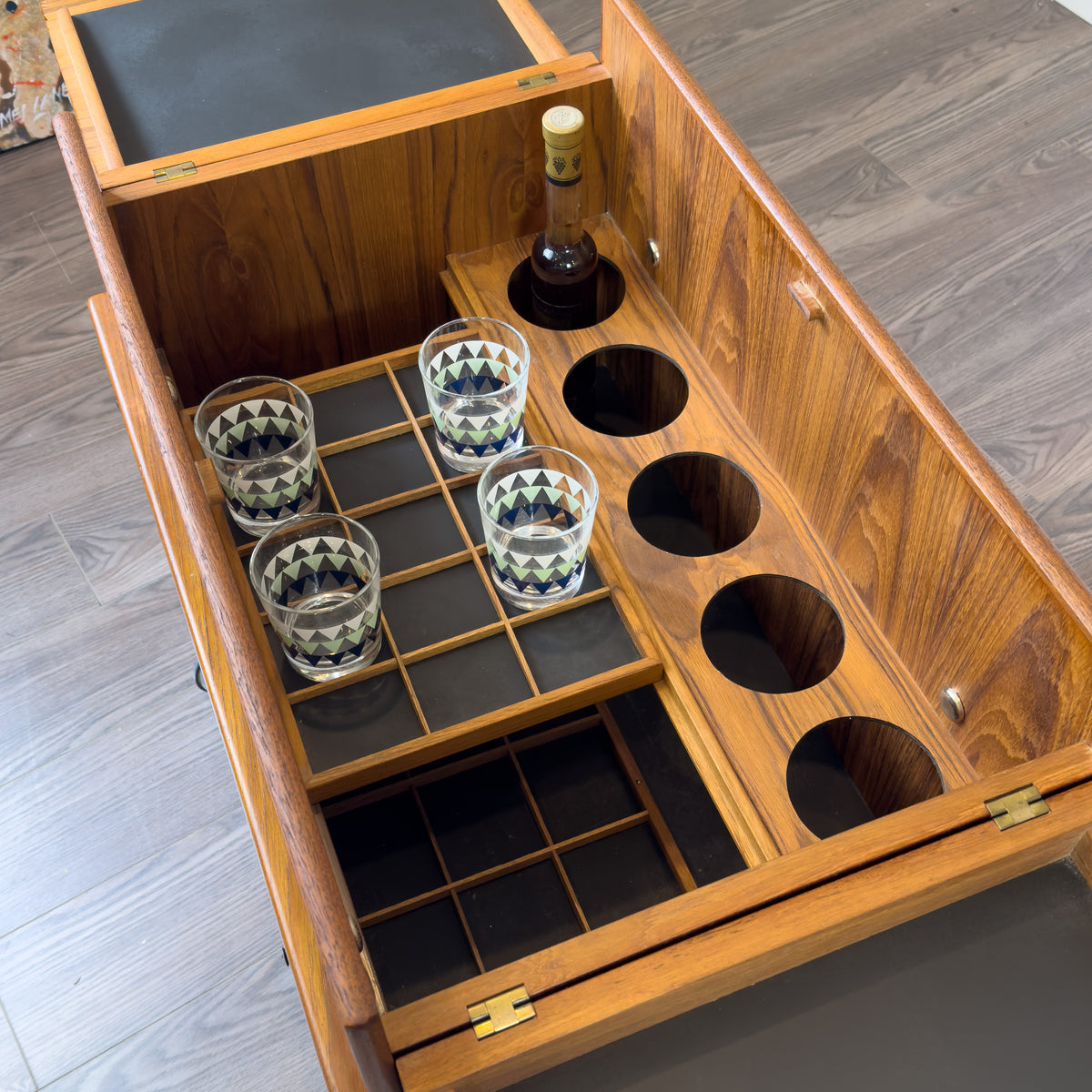 Teak Bar Cart by Andreas Hansen