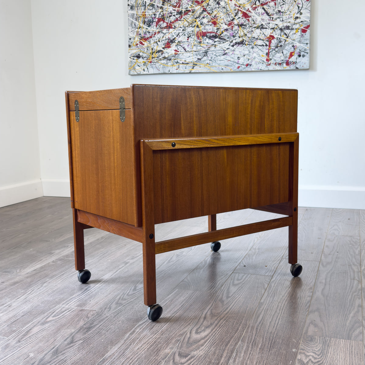 Teak Bar Cart by Andreas Hansen