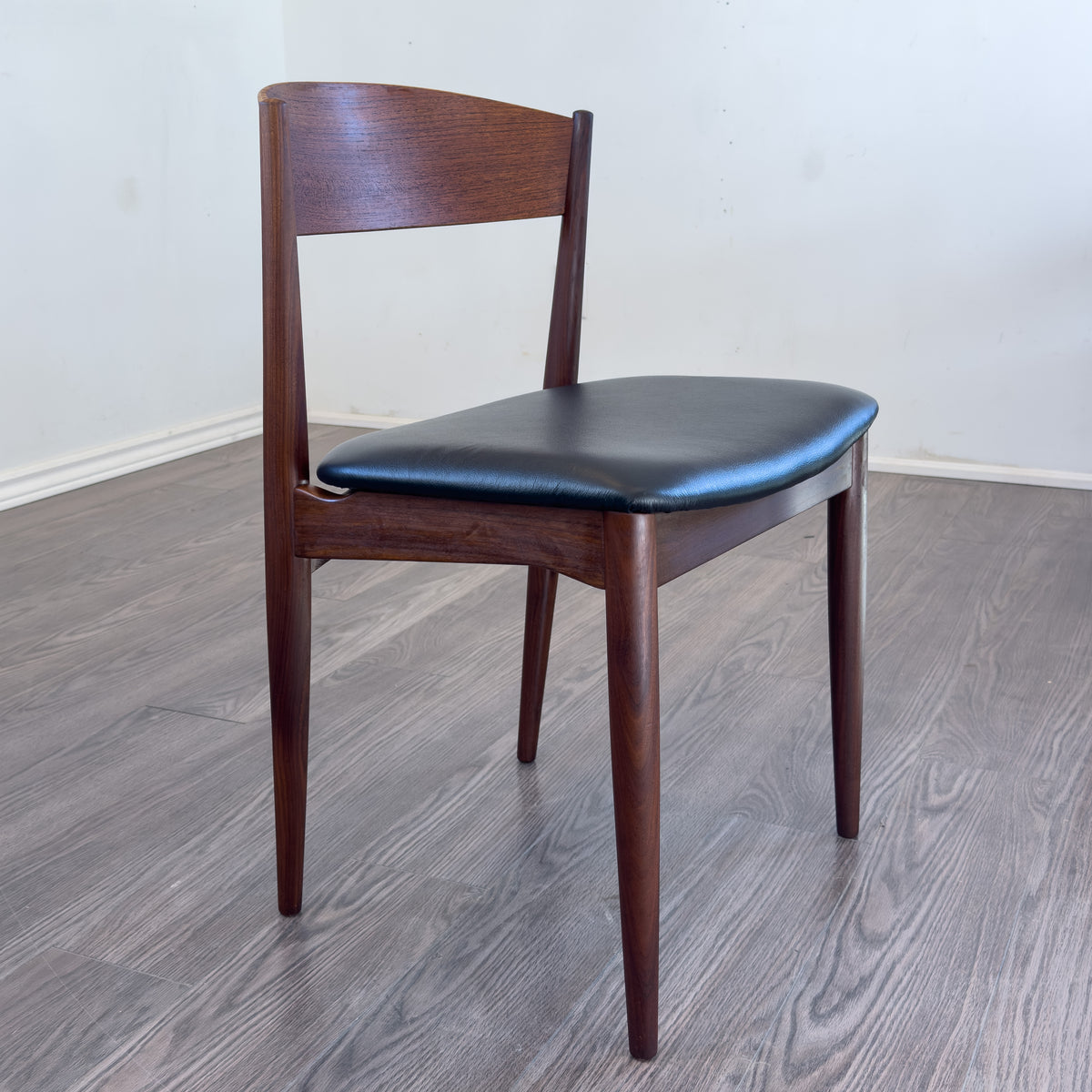 Danish Teak Bowed Back Dining Chairs