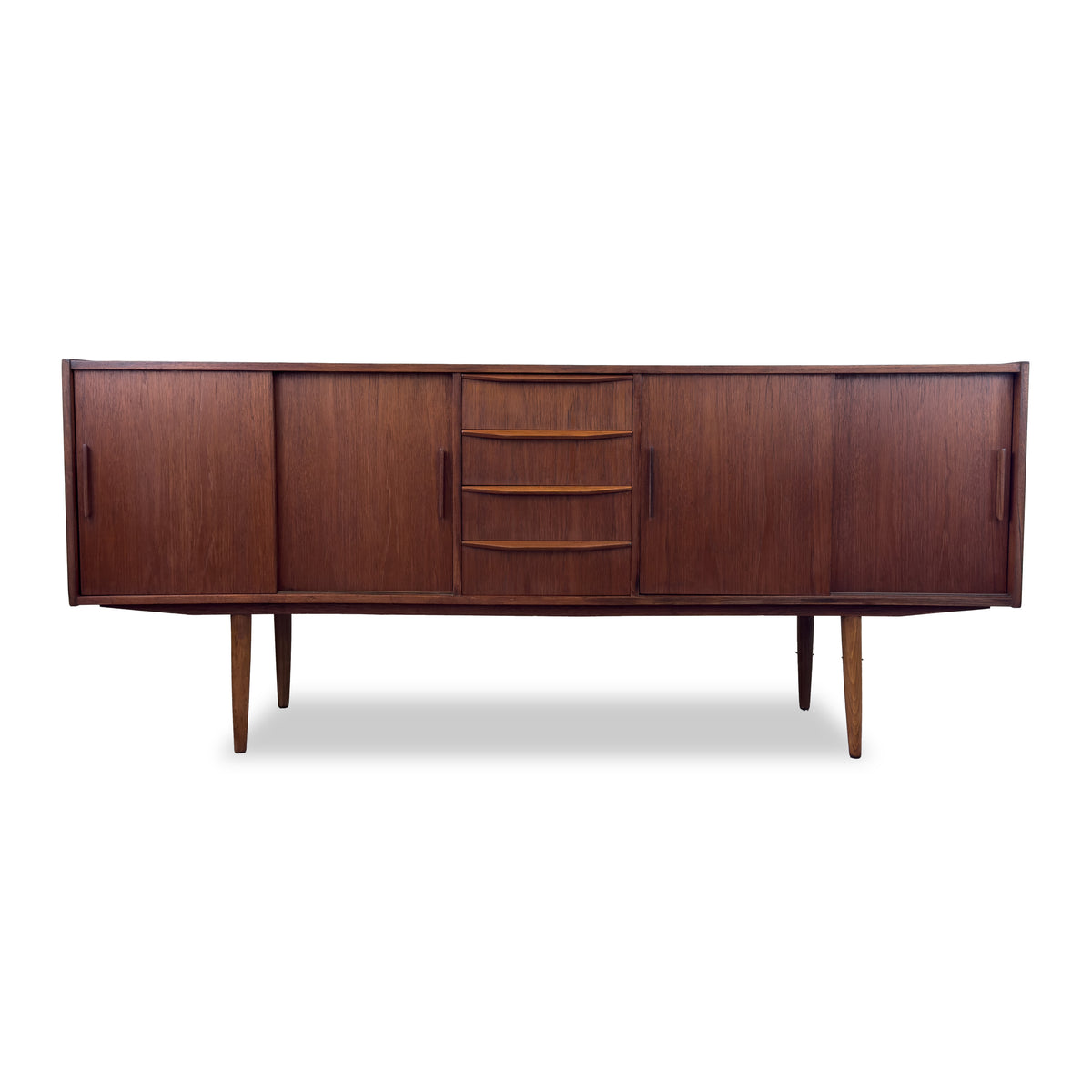 Teak Four Door Sideboard